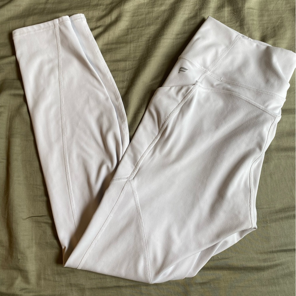Fabletics Oasis PureLuxe High-Waisted Legging - White
